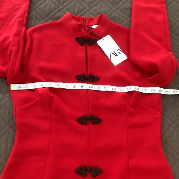 NWT Zara Red Toggle Dress size Large - Picture 14 of 17